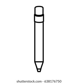 pencil school isolated icon