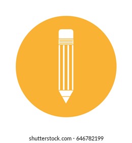 pencil school isolated icon
