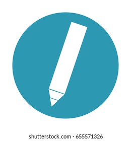 pencil school isolated icon