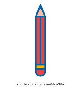 pencil school isolated icon