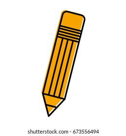 pencil school isolated icon