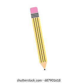 pencil school isolated icon