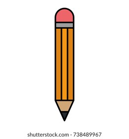 pencil school isolated icon