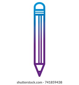 pencil school isolated icon