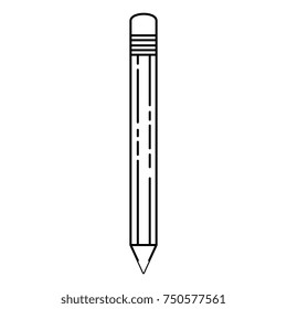 pencil school isolated icon