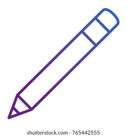 pencil school isolated icon