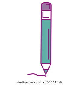 pencil school isolated icon