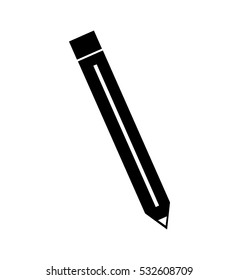 pencil school supply icon vector illustration design