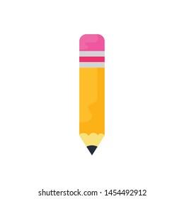 pencil school supply isolated icon