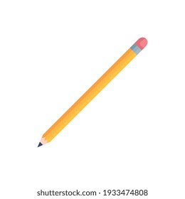 pencil school supply isolated icon