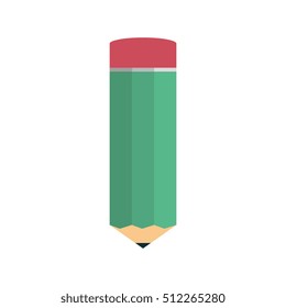 pencil school supply isolated icon