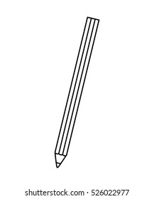 pencil school supply isolated icon vector illustration design