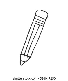 pencil school supply isolated icon vector illustration design