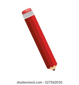 pencil school supply isolated icon