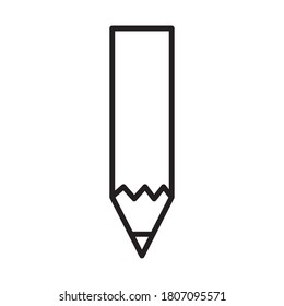 pencil school supply line style icon vector illustration design