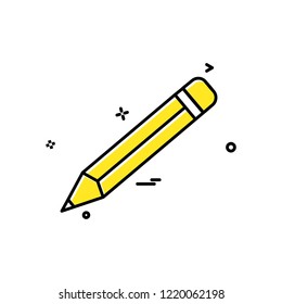 pencil school vector icon design
