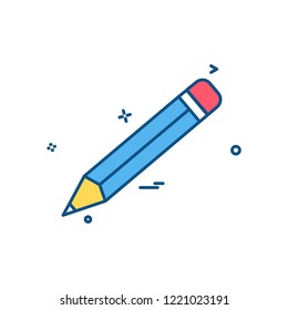 pencil school vector icon design