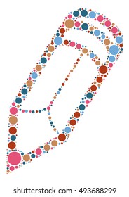 pencil shape vector design
