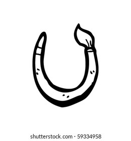 pencil shaped letter U