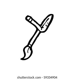 pencil shaped letter Y