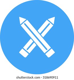Pencil, sharp, pencils icon vector image.Can also be used for art and designing. Suitable for mobile apps, web apps and print media.