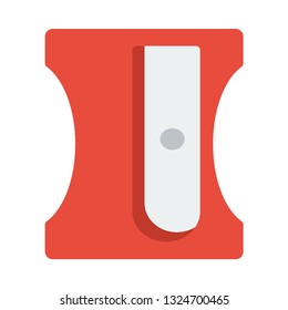 Pencil sharpener flat icon.You can be used pencil sharpener icon for several purposes like: websites, UI, UX, print templates, presentation templates, promotional materials, web and mobile phone apps