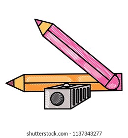 pencil and sharpener icon