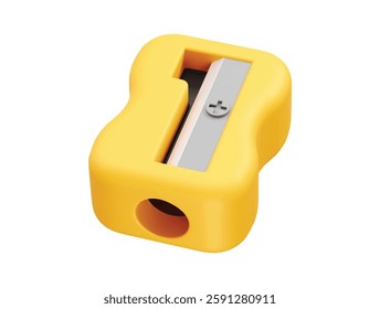  Pencil Sharpener icon 3d rendering illustration