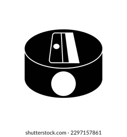 Pencil sharpener icon design. isolated on white background. vector illustration