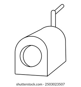 pencil sharpener icon illustration design