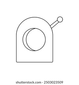 pencil sharpener icon illustration design