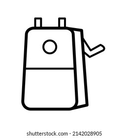 Pencil sharpener icon in trendy vector design illustration