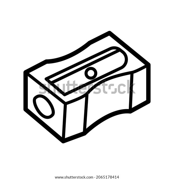 Pencil Sharpener Icon Trendy Vector Design Stock Vector (Royalty Free ...