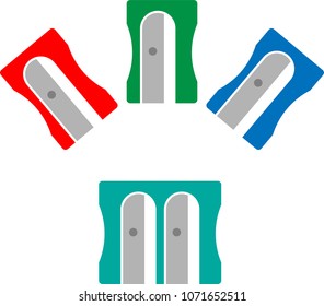 Pencil Sharpener Icon, Sharpener Vector Art Illustration
