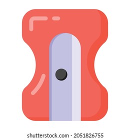 Pencil sharpener icon, vector design of pencil grinder