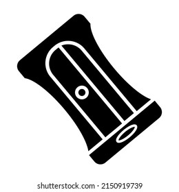 Pencil sharpener icon vector design illustration