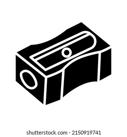 Pencil sharpener icon vector design illustration
