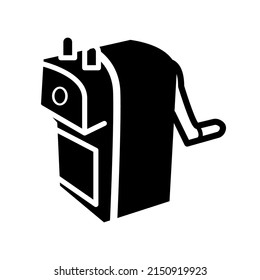 Pencil sharpener icon vector design illustration