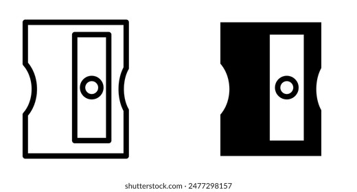 Pencil Sharpener icon vector design template