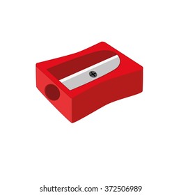 Pencil sharpener isolated on a  white background