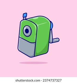 Pencil Sharpener School, Learn Vector, Illustration, Isolated, Icon
