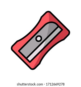 Afilador de lápiz - Icono de papel plantilla de diseño vectorial