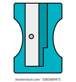 pencil sharpener supply school icon