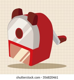 Pencil sharpener theme element