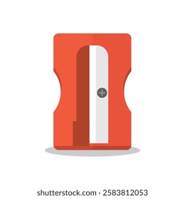 Pencil Sharpener Vector in Flat Design Style