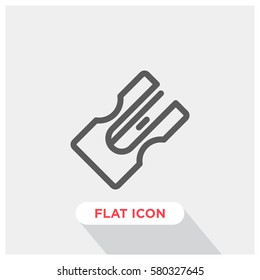 pencil sharpener vector icon