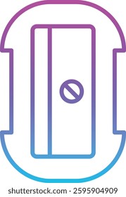 Pencil Sharpener vector icon. Can be used for printing, mobile and web applications.