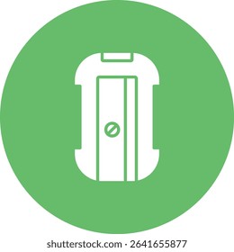 Pencil Sharpener vector icon. Can be used for printing, mobile and web applications.