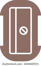 Ícone de vetor do Apontador de Lápis. Pode ser usado para impressão, aplicativos móveis e da Web.
