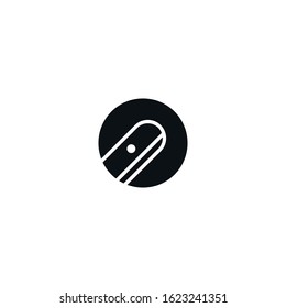 pencil sharpener vector icon on white background